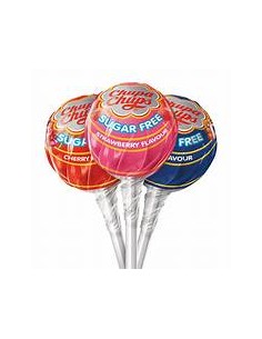 CHUPA CHUPS SURTIDOS SIN AZUCAR