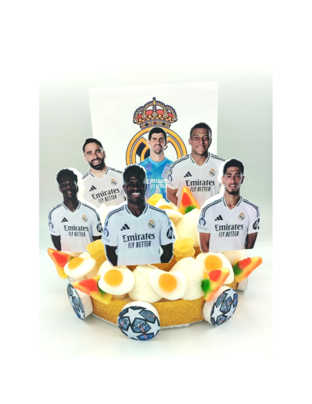TARTA GOMINOLA Y NUBE REAL MADRID