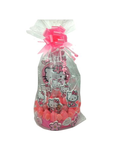 TARTA DE GOMINOLA Y NUBE HELLO KITTY