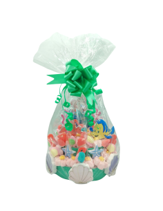 TARTA DE  GOMINOLA Y NUBE  LA SIRENITA 2