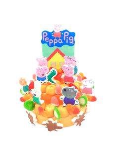 TARTA GOMINOLA Y NUBE PEPA PIG