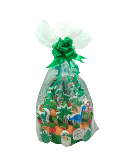 TARTA GOMINOLA Y NUBE DINOSAURIOS