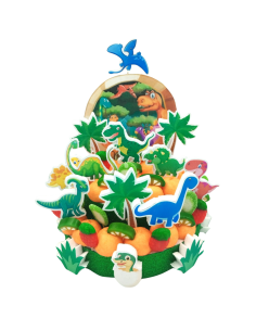 TARTA GOMINOLA Y NUBE DINOSAURIOS