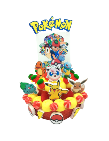 TARTA GOMINOLS Y NUBES POKEMON