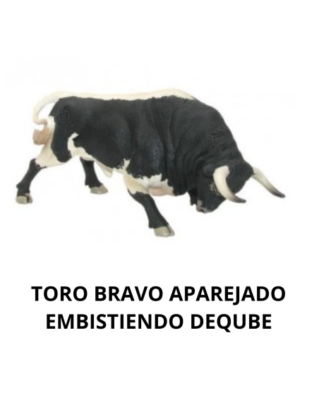 TORO RAVO APAREJADO EMBISTIENDO