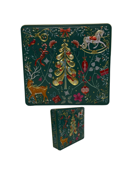 LATA ORNAMENTO NAVIDAD VERDE