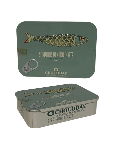 LATA SARDINA CHOCOLATE VERDE PASTEL