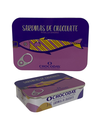 LATA SARDINA CHOCOLATE ROSA