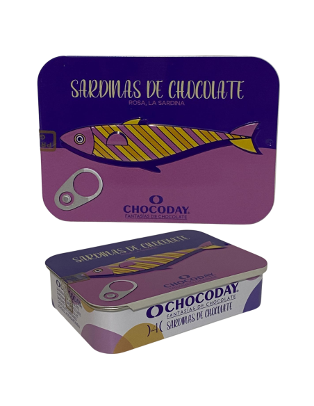 LATA SARDINA CHOCOLATE ROSA