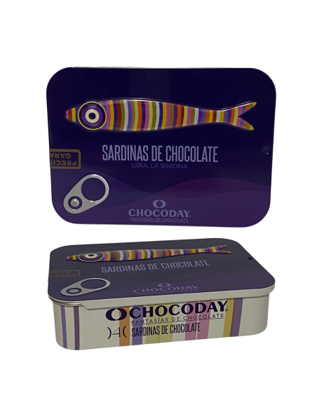 LATA SARDINA CHOCOLATE MORADO