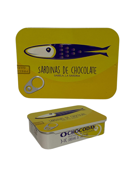 LATA SARDINA CHOCOLATE AMARILLA
