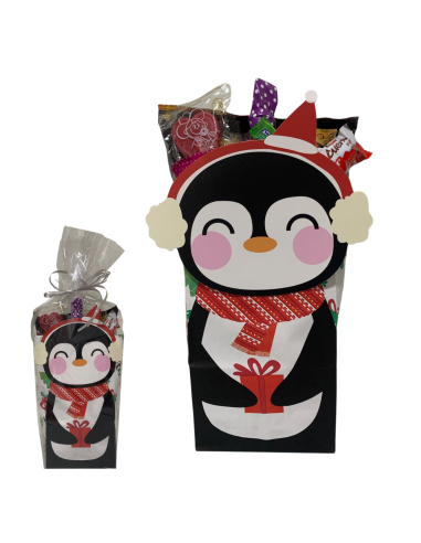 BOLSA PAPEL CABEZA PINGÜINO
