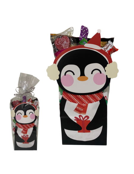 BOLSA PAPEL CABEZA PINGÜINO