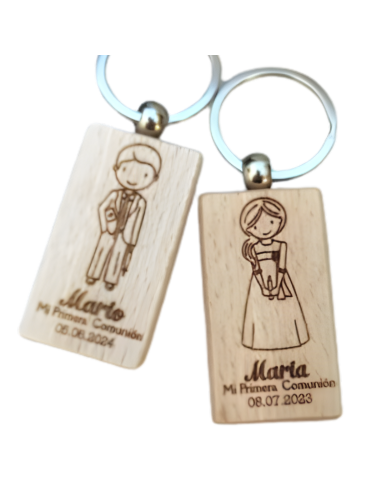 LLAVERO DE MADERA