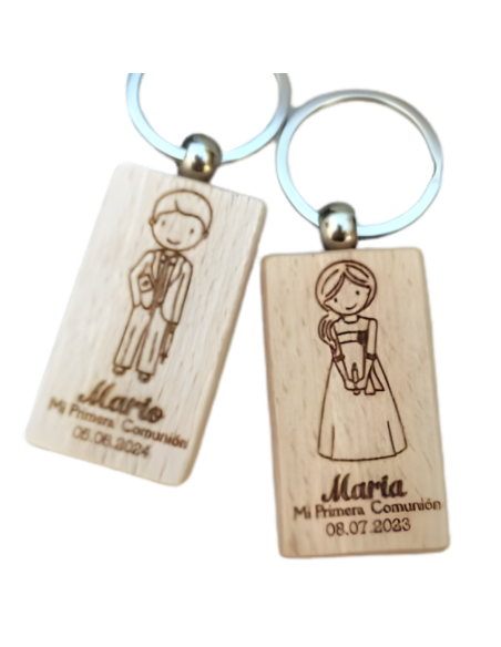 LLAVERO DE MADERA