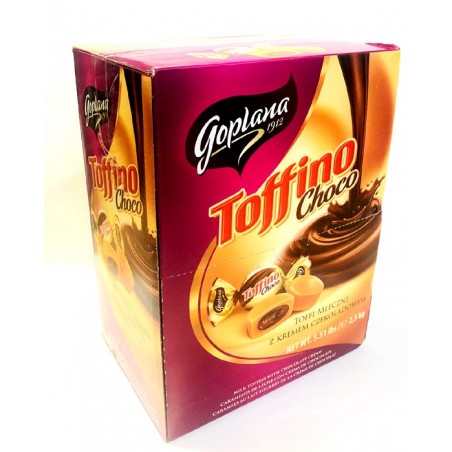 Caramelo de leche relleno de chocolate Toffino.