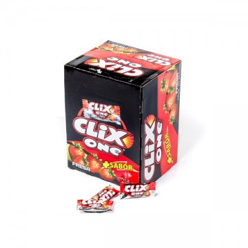 CHICLE CLIX FRESA 2