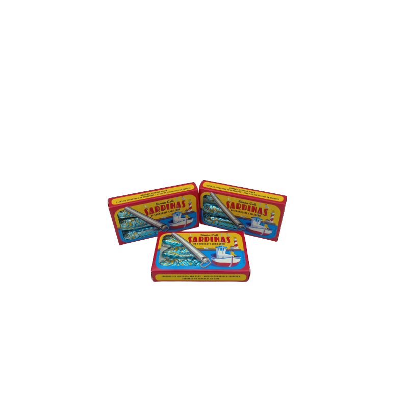 Sardinas de chocolate